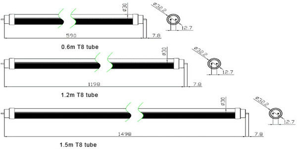 Grille Art T8 LED Schlauch